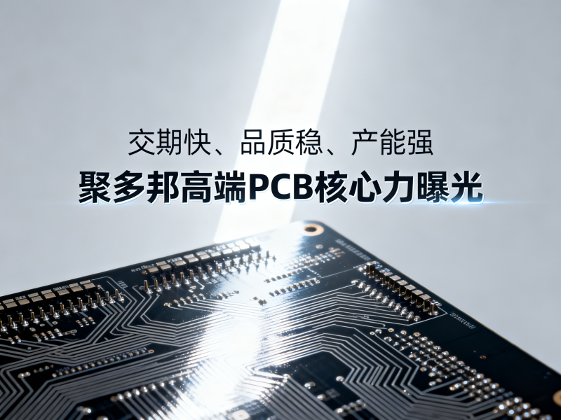 交期快、品质稳、产能强——聚多邦高端PCB核心力曝光