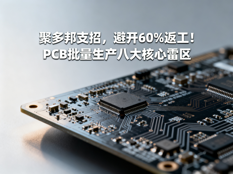 聚多邦支招，避开60%返工！PCB批量生产八大核心雷区