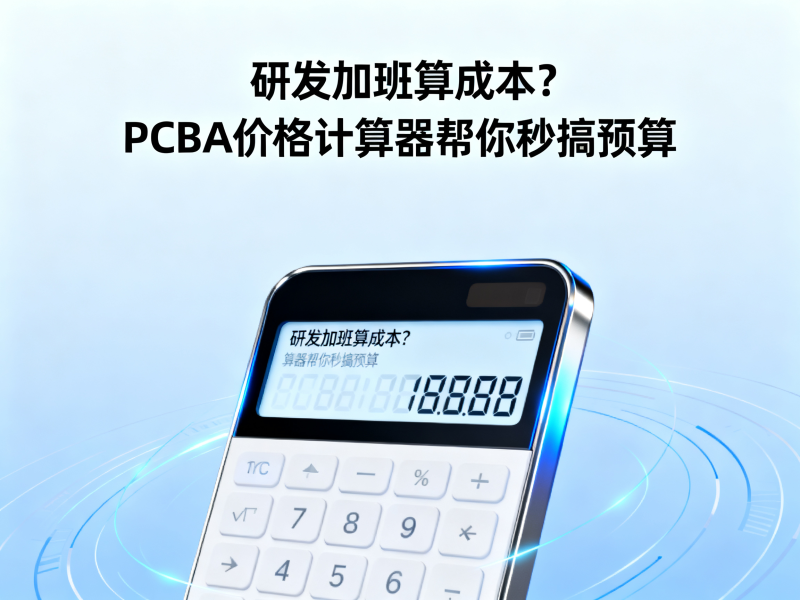 研发加班算成本？PCBA价格计算器帮你秒搞预算