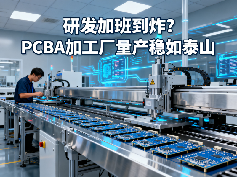 研发加班到炸？看看PCBA加工厂到底在怎么把板子量产稳住