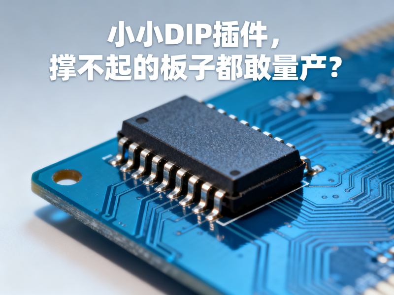 小小DIP插件，撑不起的板子都敢量产？