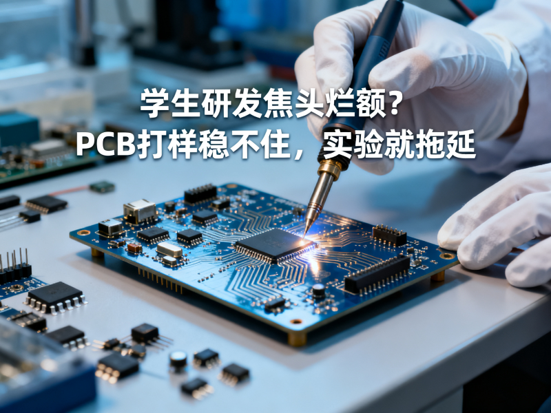 学生研发焦头烂额？PCB打样稳不住，实验就拖延