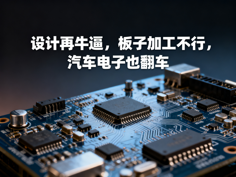 设计再牛逼，板子加工不行，汽车电子也翻车