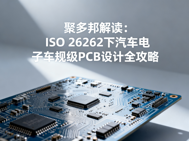 聚多邦解读：ISO 26262下汽车电子车规级PCB设计全攻略