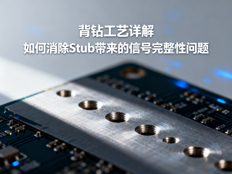 聚多邦|高速PCB必看：背钻工艺消除Stub，实现112G信号零损耗