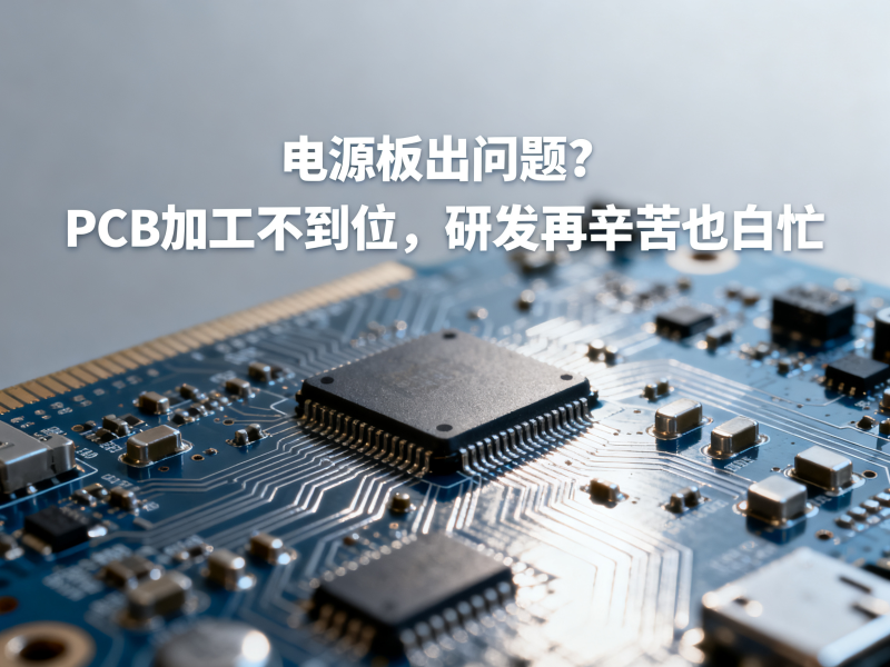 电源板出问题？PCB加工不到位，研发再辛苦也白忙