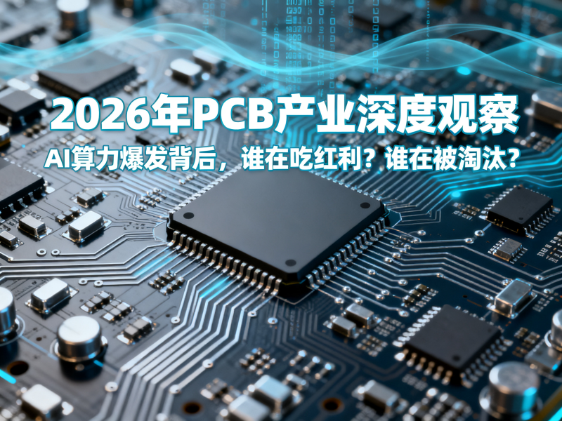 聚多邦|2026年PCB产业深度观察：AI算力爆发背后，谁在吃红利？谁在被淘汰？
