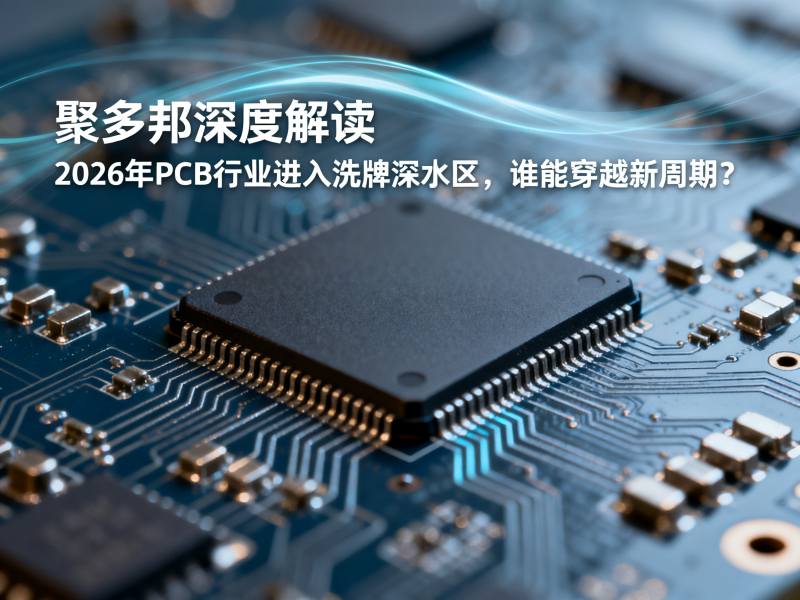 聚多邦深度解读：2026年PCB行业进入洗牌深水区，谁能穿越新周期？