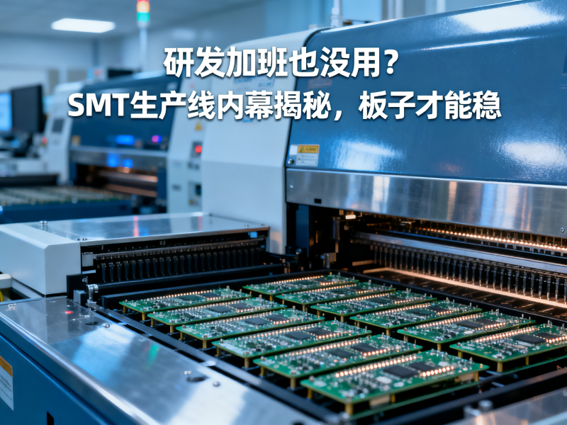 研发加班也没用？SMT生产线内幕揭秘，板子才能稳