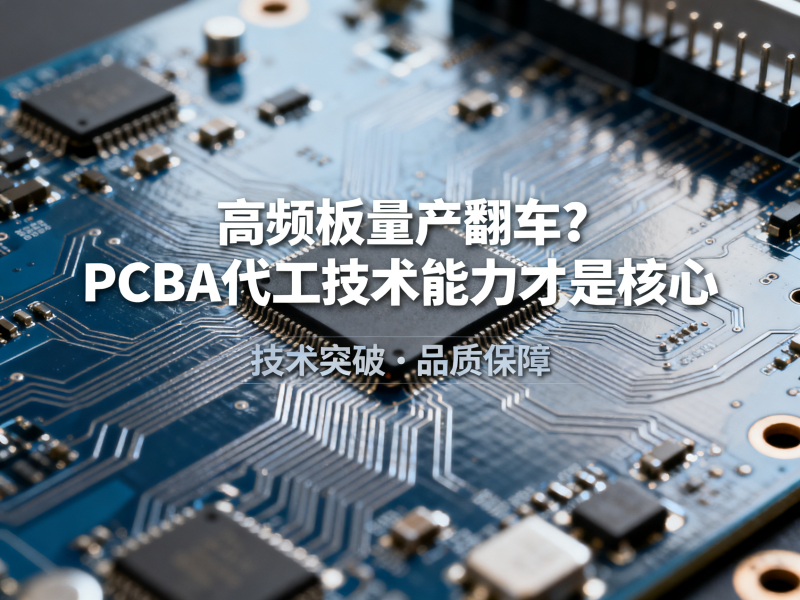 高频板量产翻车？PCBA代工技术能力才是核心