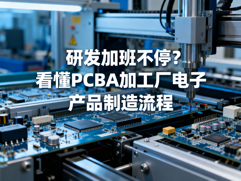 研发加班不停？看懂PCBA加工厂电子产品制造流程