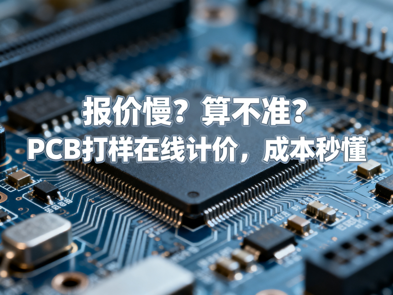 报价慢、算不准？PCB打样在线计价让成本秒懂