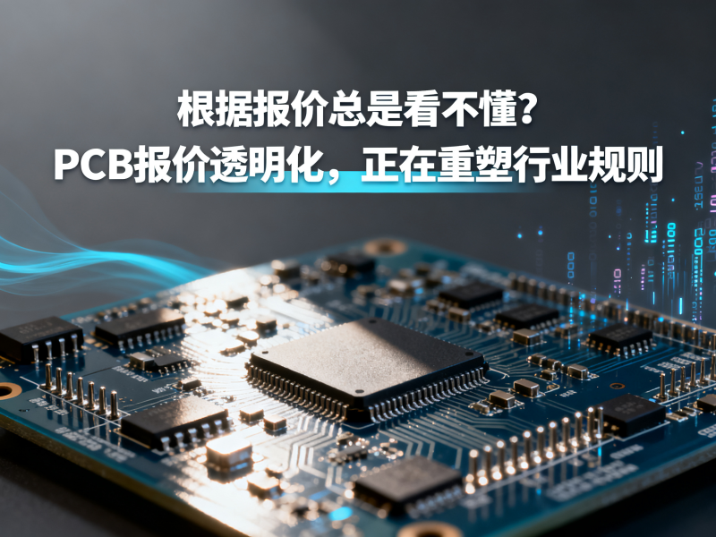 报价总是看不懂？PCB报价透明化，正在重塑行业规则