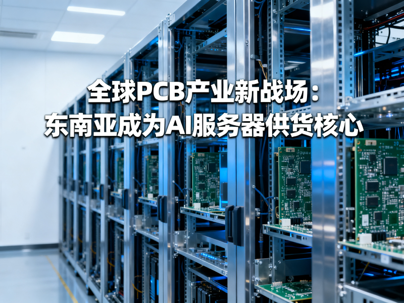 聚多邦|全球PCB产业新战场：东南亚成为AI服务器供货核心