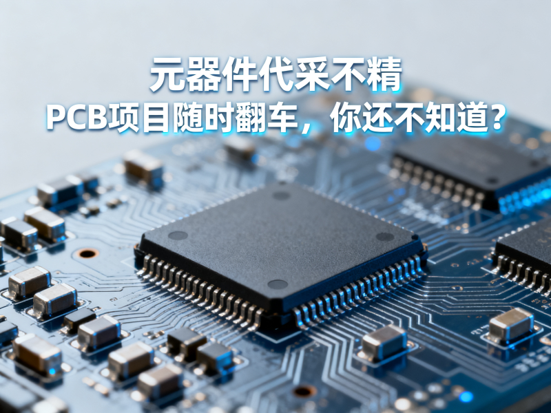 器件代采不精，PCB项目随时翻车，你还不知道？