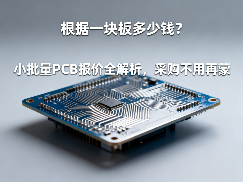 一块板多少钱？小批量PCB报价全解析，采购不用再蒙