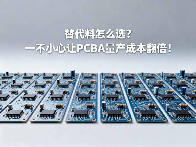 替代料怎么选？一不小心就让PCBA量产成本翻倍！