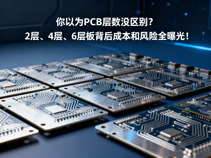 你以为PCB层数没区别？2层、4层、6层板背后成本和风险全曝光！