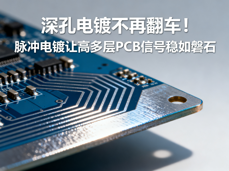 深孔铜厚不均？脉冲电镀让你的PCB信号从容应对112Gbps