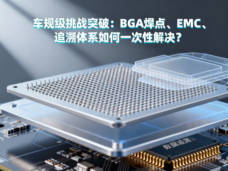 聚多邦|车规级挑战突破：BGA焊点、EMC、追溯体系如何一次性解决？