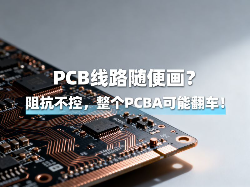 你以为PCB线路随便画？阻抗不控，整个PCBA可能翻车！
