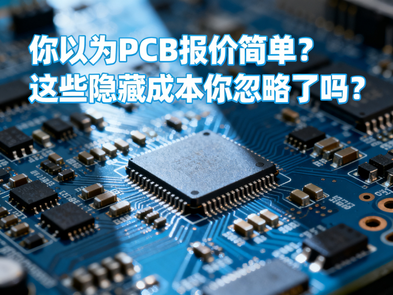 你以为PCB报价简单？这些隐藏成本你忽略了吗？