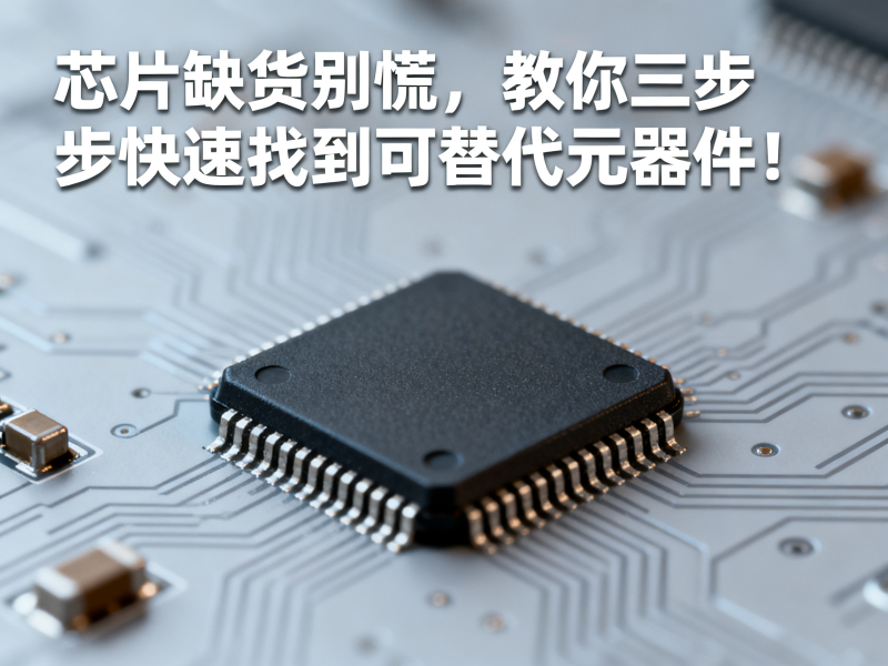 芯片缺货别慌，教你三步快速找到可替代元器件！