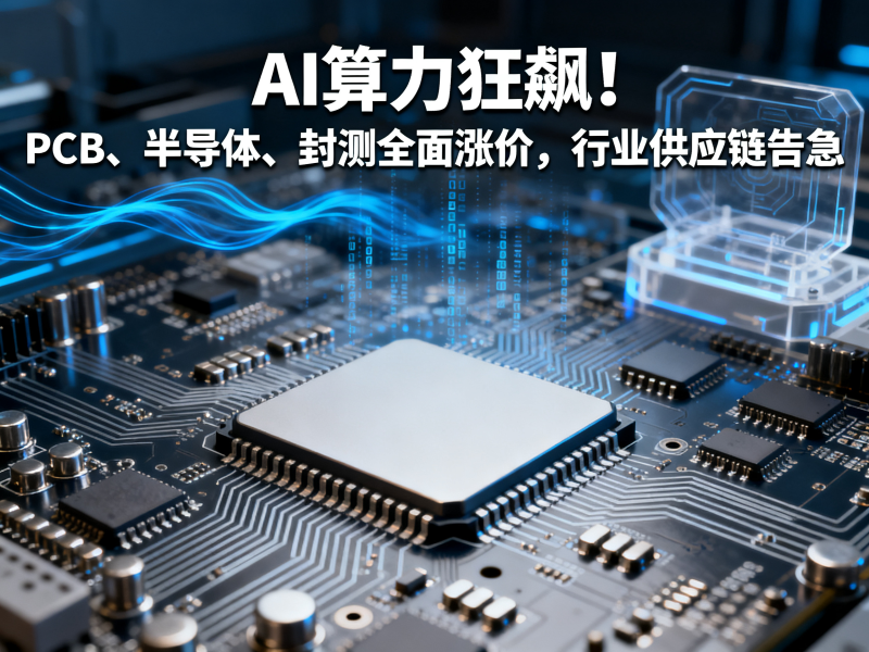 聚多邦|AI算力狂飙！PCB、半导体、封测全面涨价，行业供应链告急