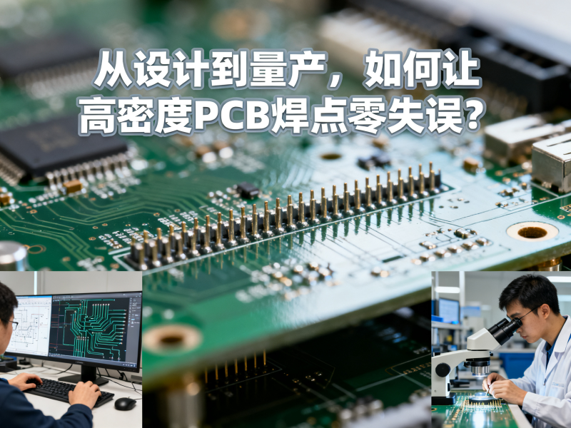 从设计到量产，如何让高密度PCB焊点零失误？