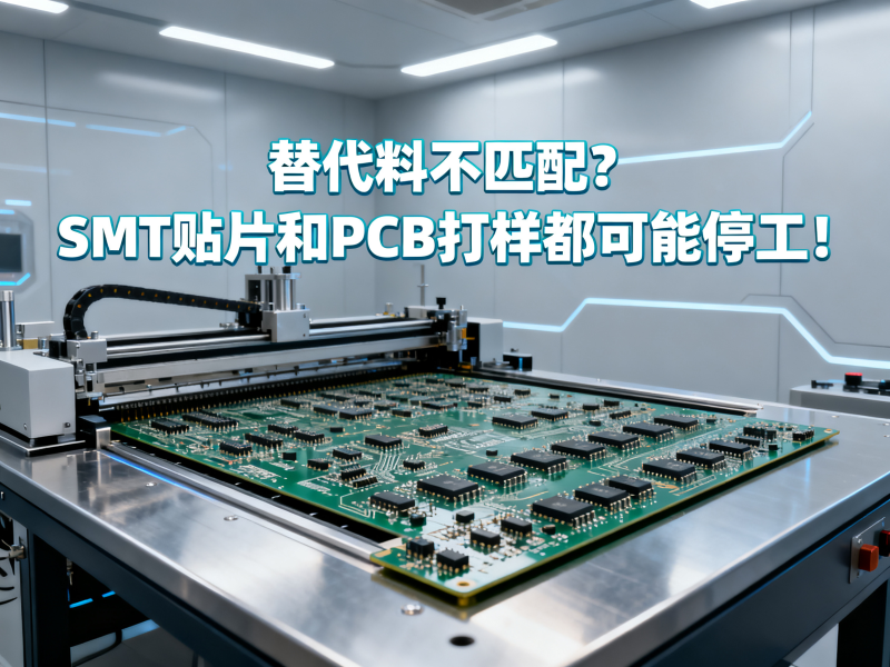 替代料不匹配？SMT贴片和PCB打样都可能停工！