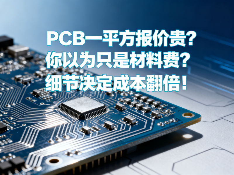 PCB一平方报价贵？你以为只是材料费？细节决定成本翻倍！