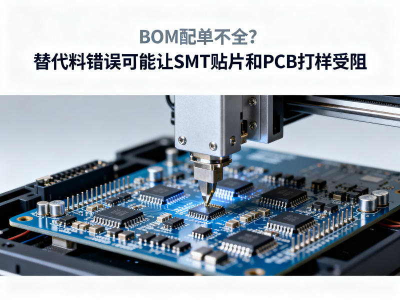 BOM配单不全？替代料错误可能让SMT贴片和PCB打样受阻