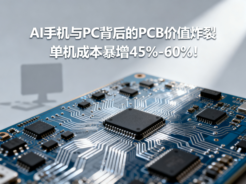 聚多邦|AI手机与PC背后的PCB价值炸裂：单机成本暴增45%-60%！