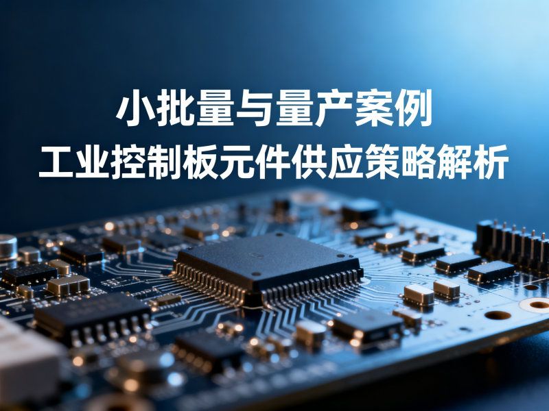 小批量与量产案例：工业控制板元件供应策略解析