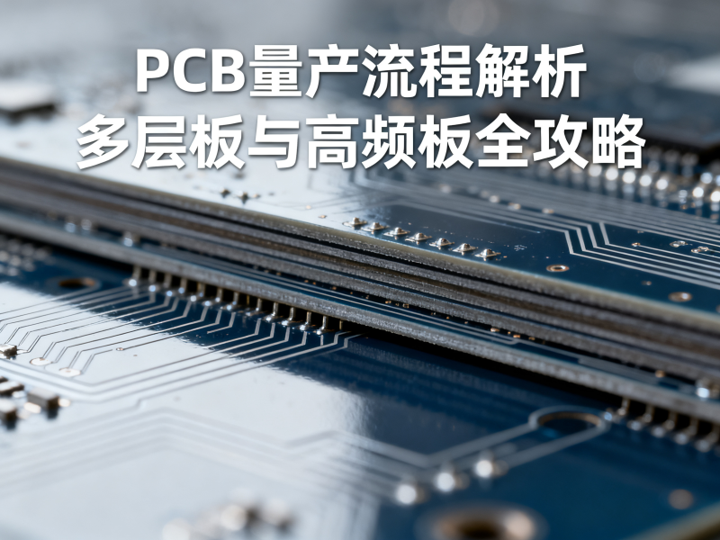 PCB量产流程解析：多层板与高频板全攻略
