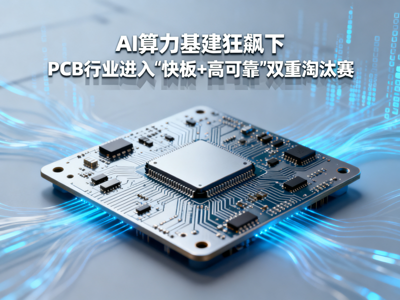 AI算力基建狂飙下，PCB行业正式进入“快板+高可靠”双重淘汰赛时代