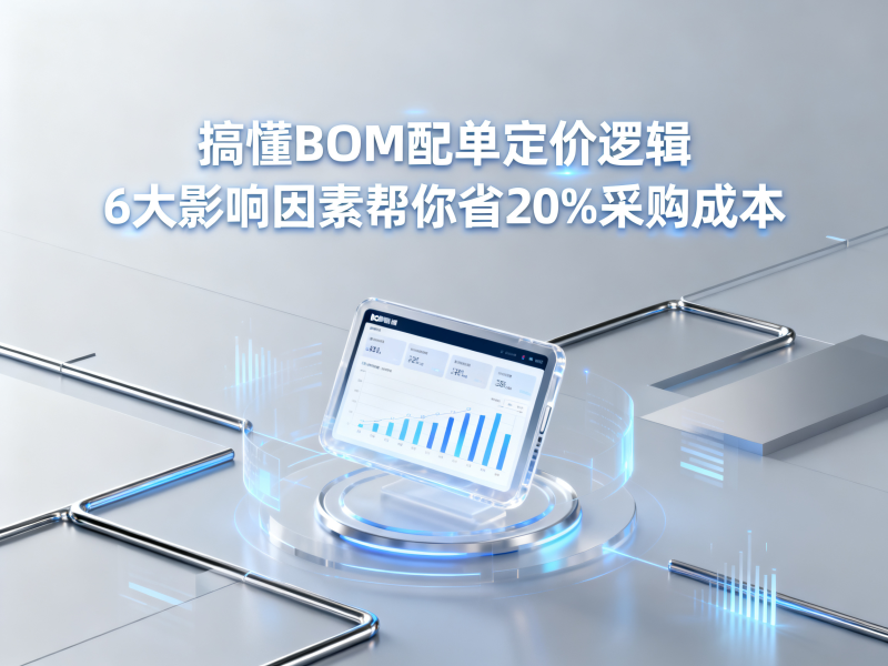 搞懂 BOM 配单定价逻辑：6 大影响因素帮你省 20% 采购成本