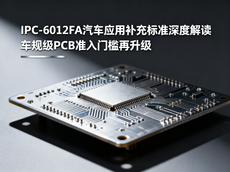 从IPC-6012F到IPC-6012FA：汽车PCB标准为何再次升级？
