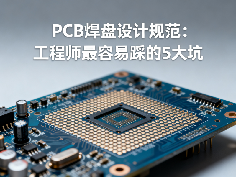 PCB焊盘设计规范：工程师最容易踩的5大坑