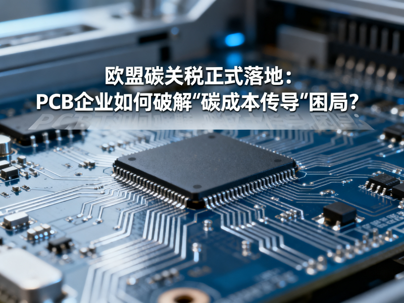 欧盟碳关税正式落地：PCB企业如何破解
