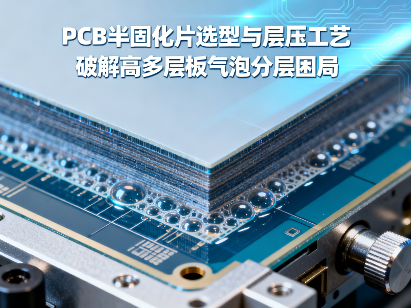 PCB半固化片选型为什么影响层压质量？一文看懂气泡分层原因