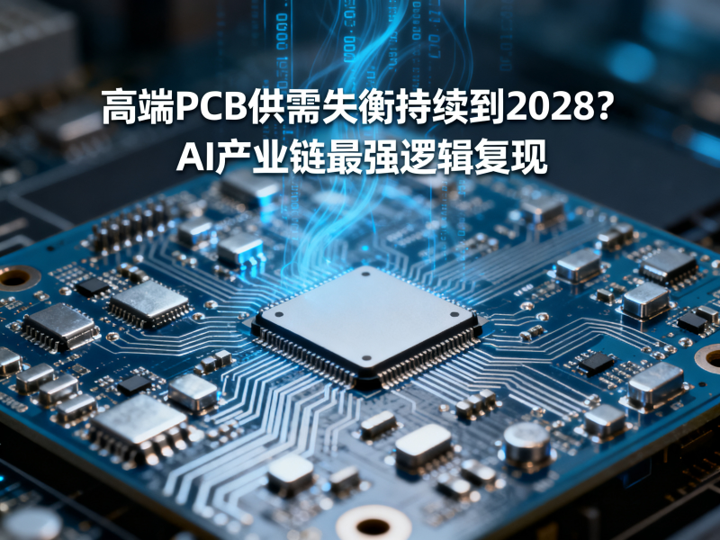 聚多邦|2026年PCB电子行业资讯简报（高端PCB供需失衡持续到2028？AI产业链最强逻辑浮现）