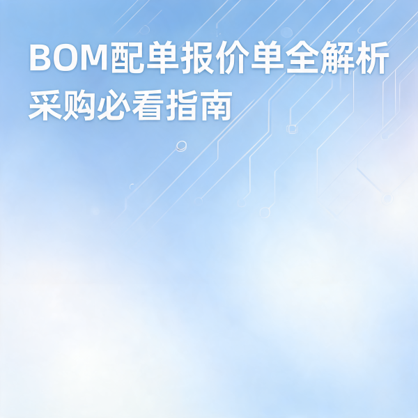 BOM配单报价单全解析：采购必看指南
