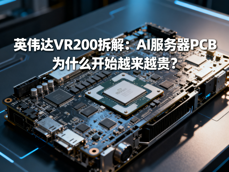 英伟达VR200拆解：AI服务器PCB，为什么开始越来越贵？