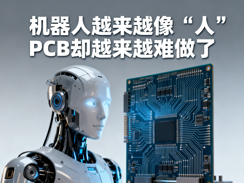 机器人越来越像“人”，PCB却越来越难做了