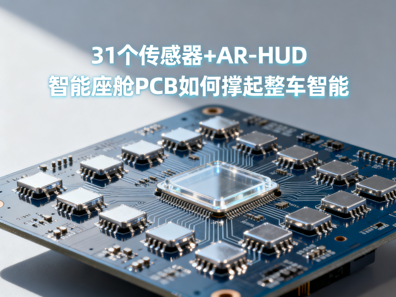 31个传感器+AR-HUD：智能座舱PCB如何撑起整车智能