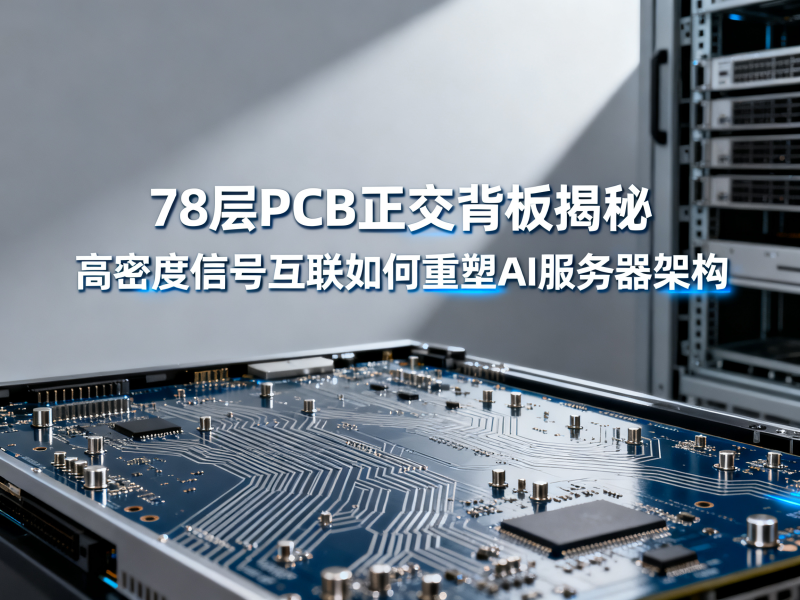 78层PCB正交背板揭秘：高密度信号互联如何重塑AI服务器架构