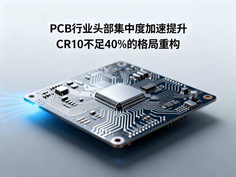 PCB行业头部集中度加速提升——CR10不足40%的格局重构