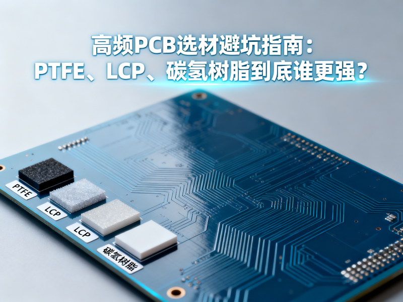高频PCB选材避坑指南：PTFE、LCP、碳氢树脂到底谁更强？