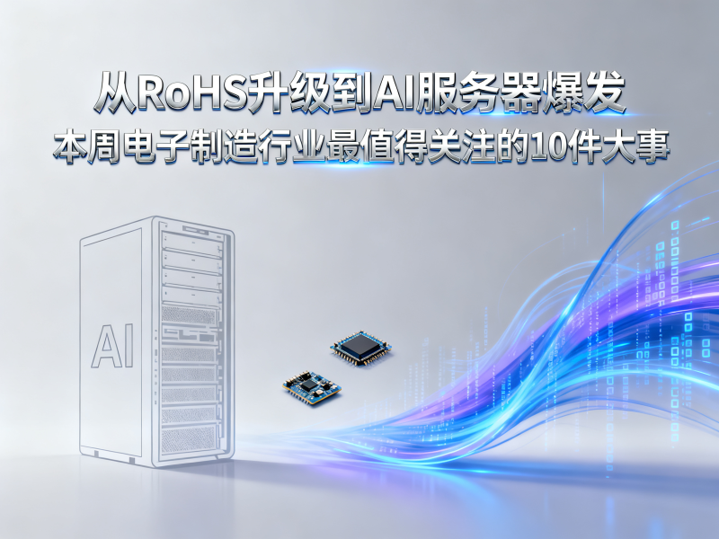 聚多邦|2026年电子行业趋势简报（建滔第四次涨价、RoHS升级、AI服务器PCB市场翻倍增长）